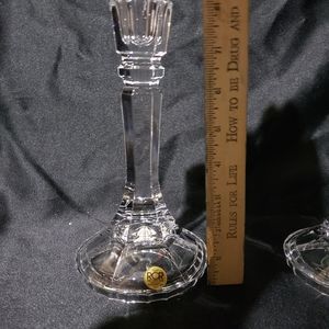 RCR Royal crystal rock lead crystal candleholders